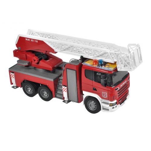 SCANIA R-SERIES FIRE ENGINE, SLEWING LADDER, WATERPUMP + L&S
