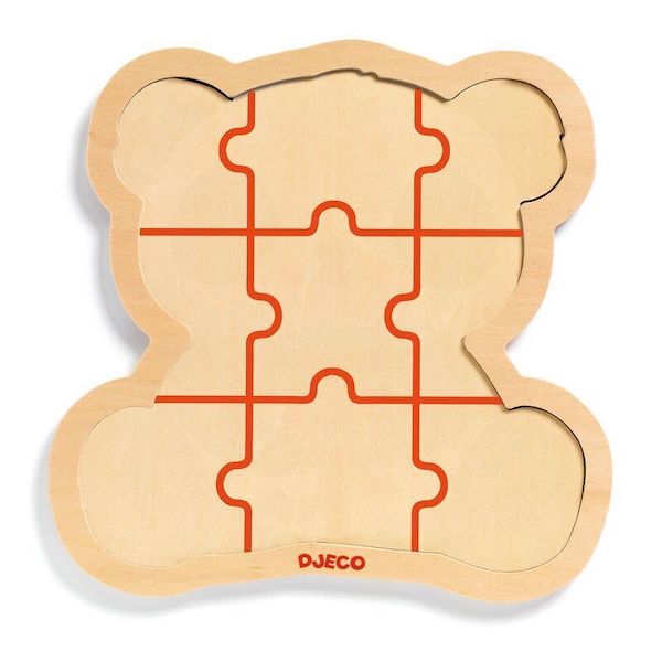 PUZZLE PANDA - PUZZLE DE MADEIRA 9 PEÇAS