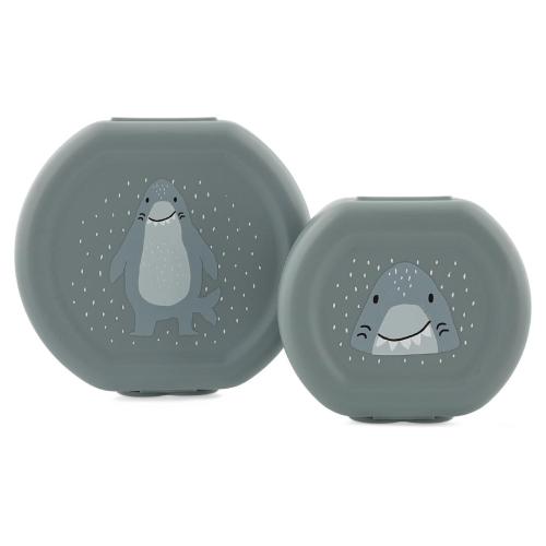 LANCHEIRAS C/ CLIP - MR. SHARK - 2 PCS
