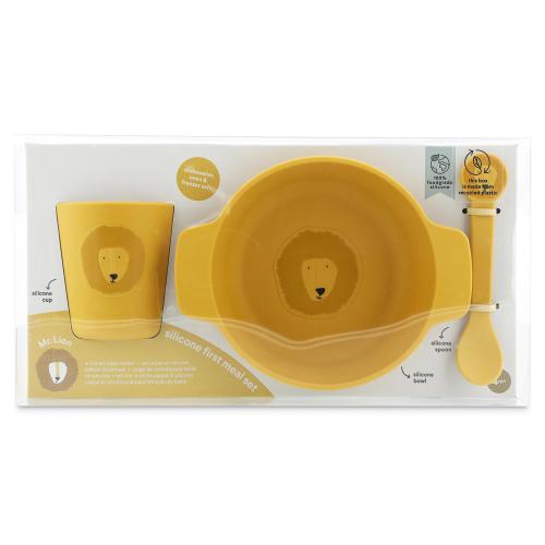 CONJUNTO DE REFEIÇÃO EM SILICONE - MR. LION