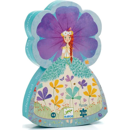 A PRINCESA DA PRIMAVERA - PUZZLE SILHUETA 36 PEÇAS