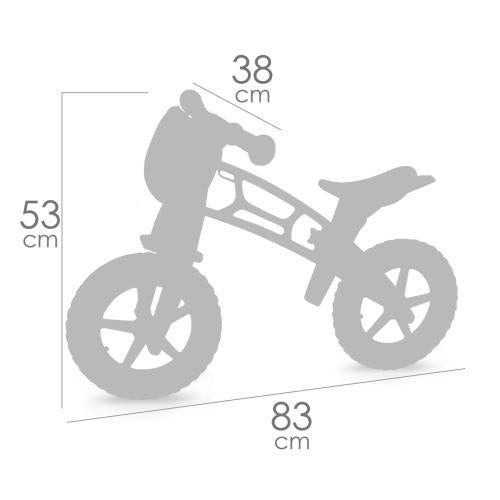 BALANCE BIKE C/ PNEUS EVA - KOALA