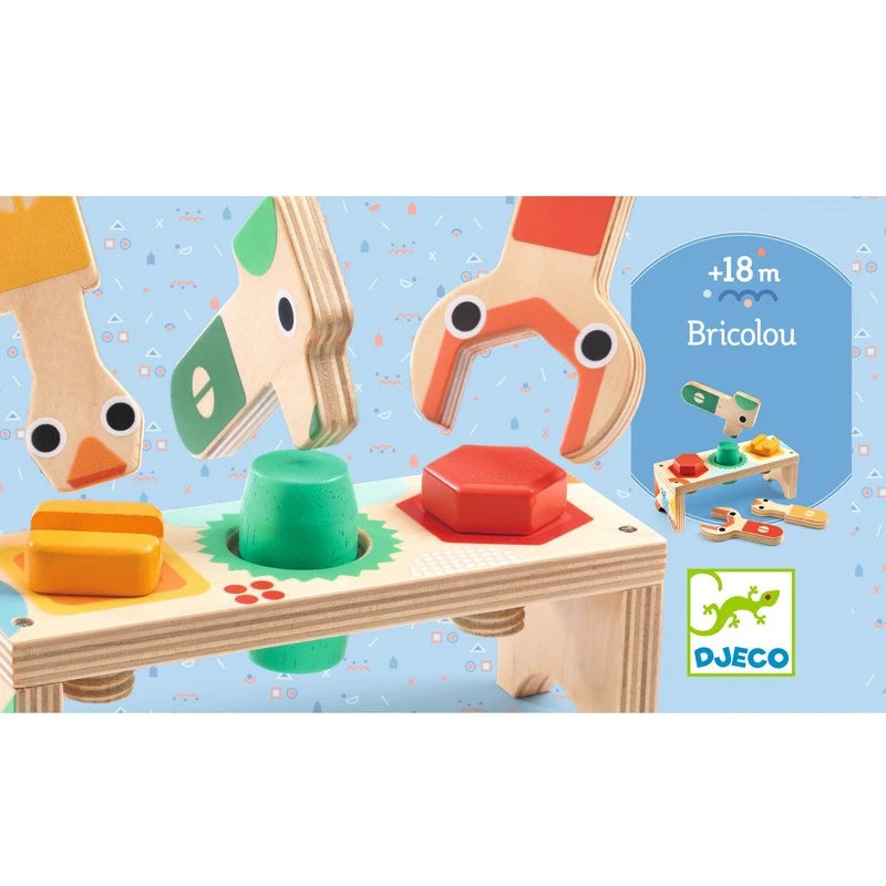 BRICOLOU - JOGO DE FERRAMENTAS DE BRICOLAGE