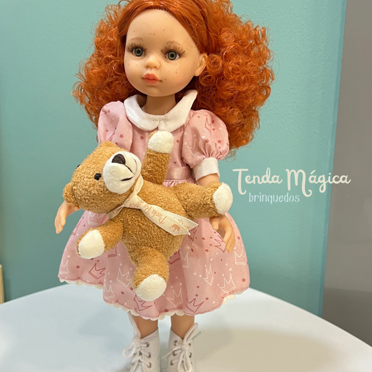 Boneca Ruiva 32 cm