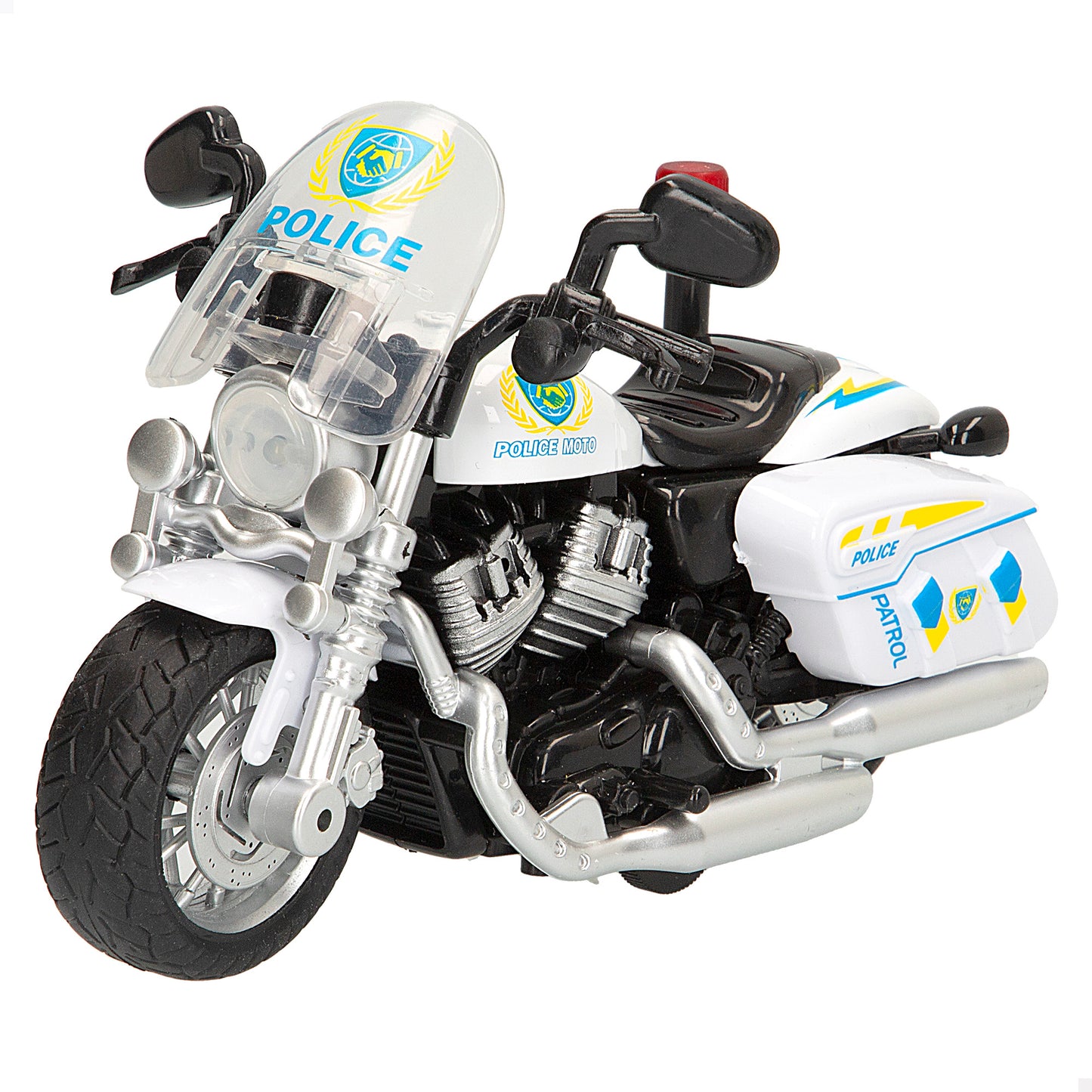 MOTO METAL POLICIA PULL BACK