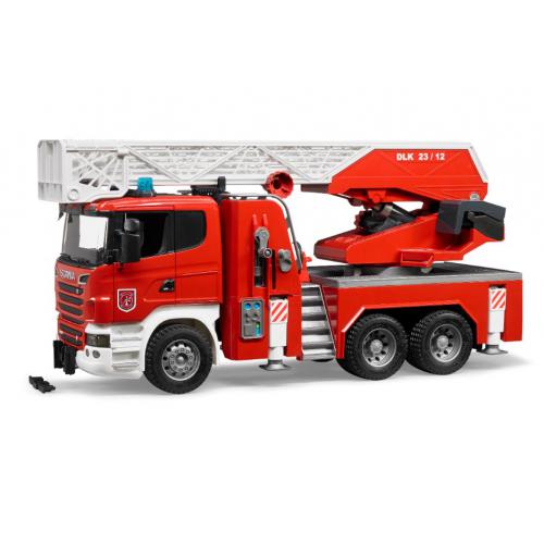 SCANIA R-SERIES FIRE ENGINE, SLEWING LADDER, WATERPUMP + L&S