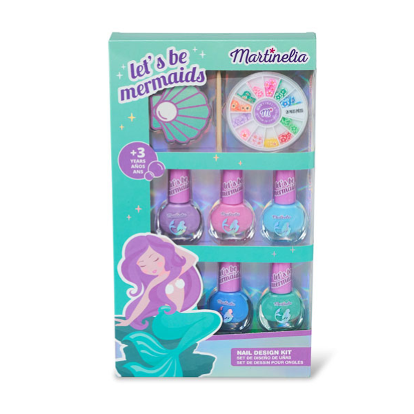 Set de Unhas Lets Be Mermaids Martinelia