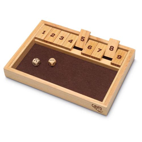 SHUT THE BOX "FECHA A CAIXA" - JOGO DE DADOS E NÚMEROS