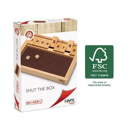 SHUT THE BOX "FECHA A CAIXA" - JOGO DE DADOS E NÚMEROS