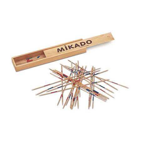 JOGO DE MIKADO GRANDE C/ CAIXA DE MADEIRA