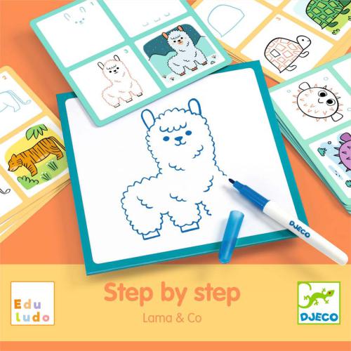 STEP BY STEP LAMA & CO - DESENHA PASSO A PASSO