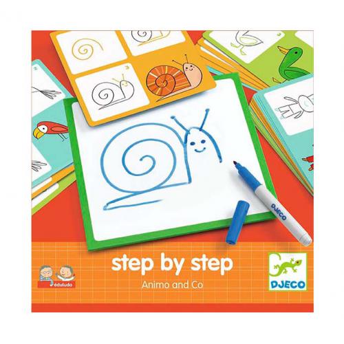 STEP BY STEP - ANIMALS & CO - DESENHA PASSO A PASSO