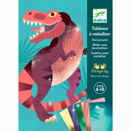 JURÁSSICO - ATIVIDADE DE DESENHOS PARA METALIZAR