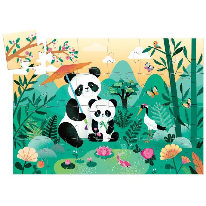 LEO, O PANDA - PUZZLE SILHUETA 24 PEÇAS