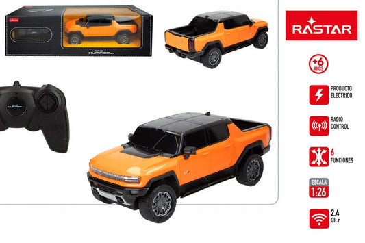 RASTAR-COCHE RC 1:26 HUMMER EV