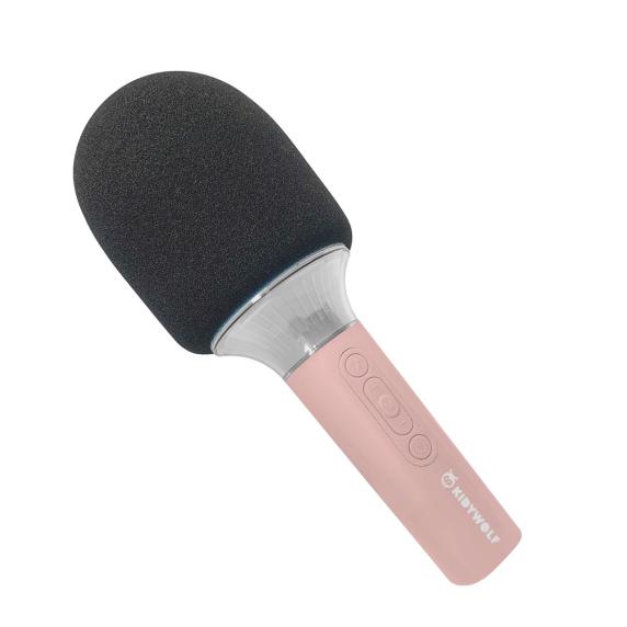 MICROFONE DE KARAOKE ROSA