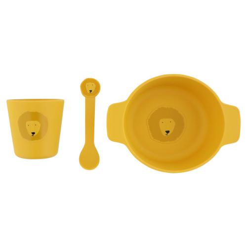 CONJUNTO DE REFEIÇÃO EM SILICONE - MR. LION