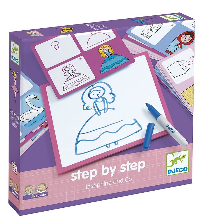 STEP BY STEP - JOSÉPHINE & CO - DESENHA PASSO A PASSO