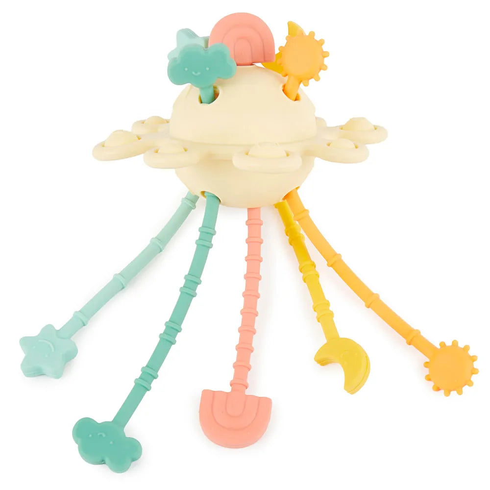 Brinquedo de Atividade Montessori Banana Silicone