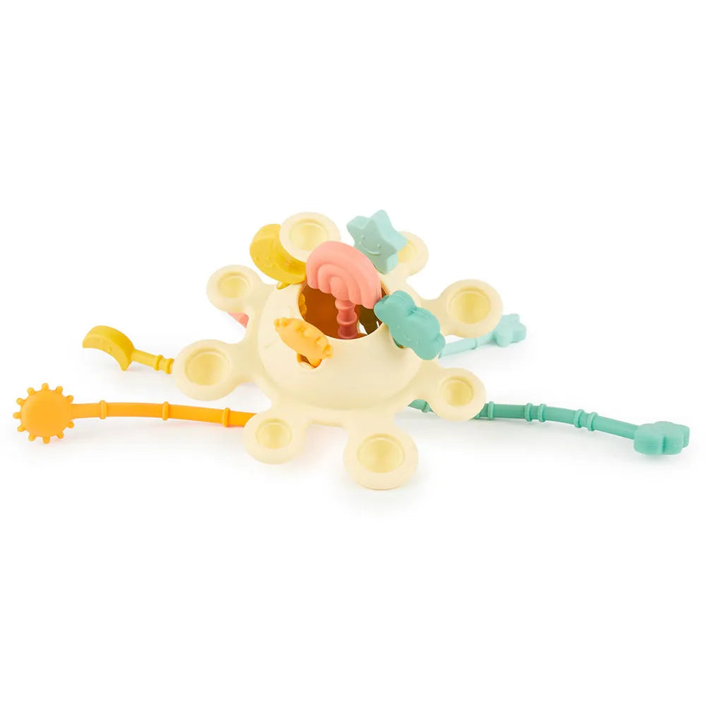 Brinquedo de Atividade Montessori Banana Silicone