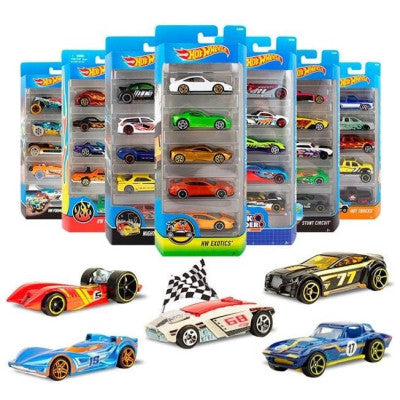 PACK DE 5 VEÍCULOS HOT WHEELS